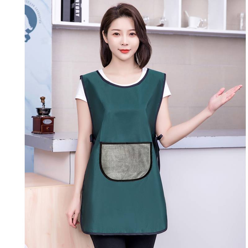 But wipe your hands -- side with a Japanese apron green